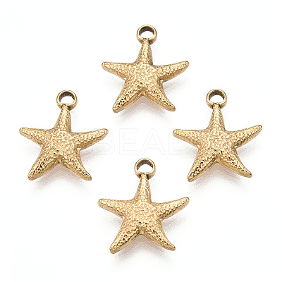 Ion Plating(IP) 304 Stainless Steel Pendants X-STAS-I197-012G-1