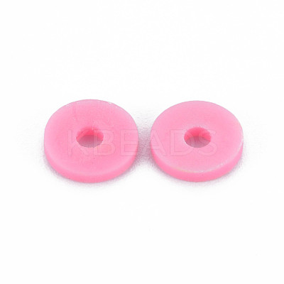 Handmade Polymer Clay Beads Strands CLAY-R089-8mm-T012-1