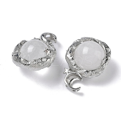 Natural Quartz Crystal Pendants G-A298-02P-06-1