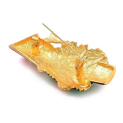 Christmas Theme Alloy Enamel Brooches JEWB-S022-05C-G-1