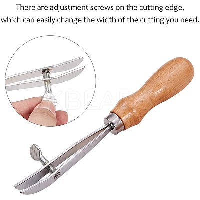 Profession Adjustable Leather Craft Edge Creaser PH-TOOL-G011-05P-1