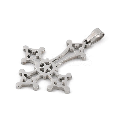 304 Stainless Steel Pendants STAS-C116-01P-1