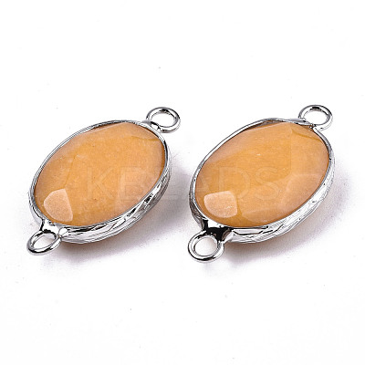 Natural White Jade Links/Connectors G-T131-102-26-1
