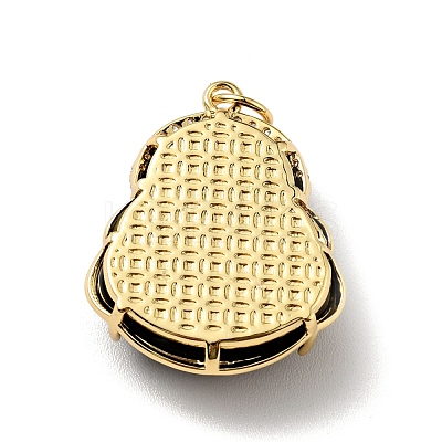 Natural Dyed Jade Pendants KK-C242-06G-1