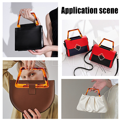 4Pcs 2 Colors Plastic Bag Handle KY-PH0001-13-1