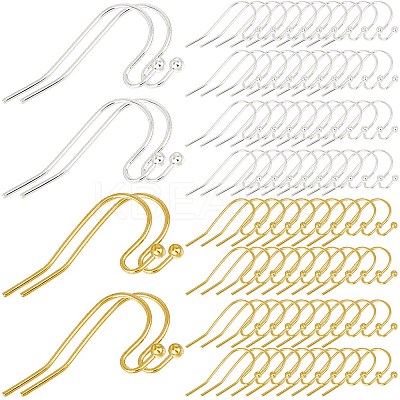 200Pcs 2 Styles 304 Stainless Steel Earring Hooks STAS-SP0001-33-1