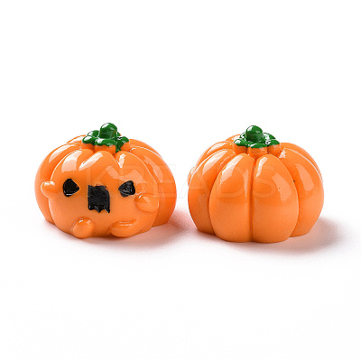 Halloween Opaque Resin Cabochons RESI-D063-15B-1