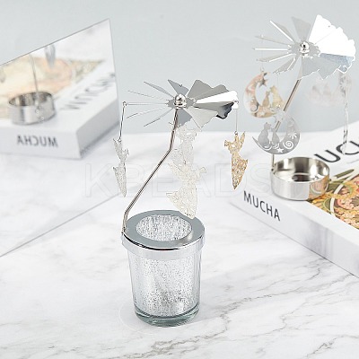 Thermal Rotating Candle Holder AJEW-WH0152-19P-1