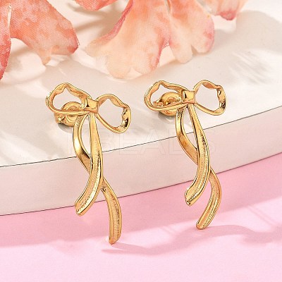 304 Stainless Steel Stud Earrings EJEW-I318-02G-01-1