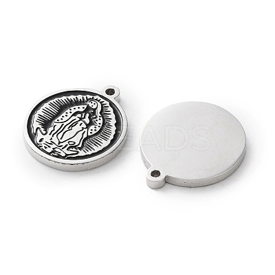 304 Stainless Steel Enamel Charms STAS-M102-19P-01-1