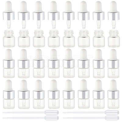 1ml Glass Dropper Bottles MRMJ-AR0001-01-1