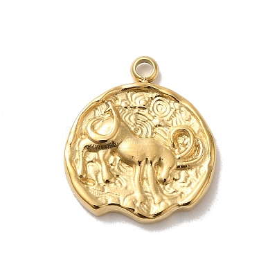 304 Stainless Steel Pendants STAS-B074-08G-12-1