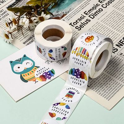 Self-Adhesive Paper Stickers X-DIY-A006-C01-1