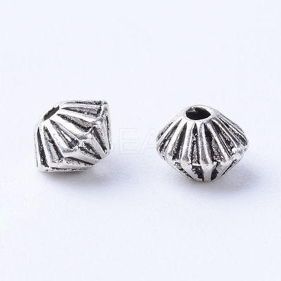 Tibetan Style Alloy Spacer Beads LS-X-TIBE-Q063-48AS-NR-1