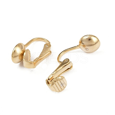 Brass Clip-on Earring Findings KK-P310-27A-G-1