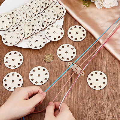 Wooden Knitting Loom Board DIY-WH0591-143B-1