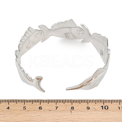 304 Stainless Steel Cuff Bangles for Women LS-BJEW-P372-01P-1