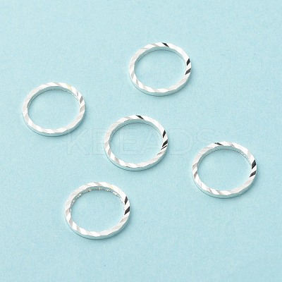 Brass Linking Rings KK-F831-018C-S-RS-1