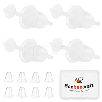6 Pairs Hypoallergenic Bioceramics Zirconia Ceramic Earring Settings FIND-BBC0003-67-1