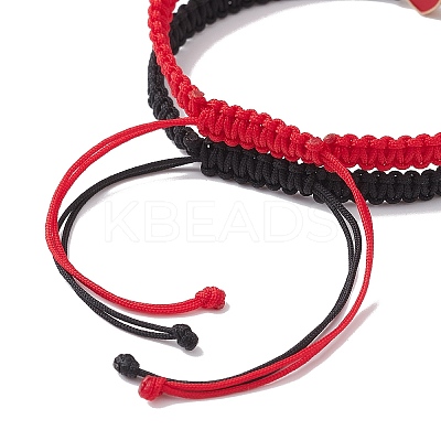 2Pcs 2 Colors Braided Nylon Thread BJEW-JB09768-1