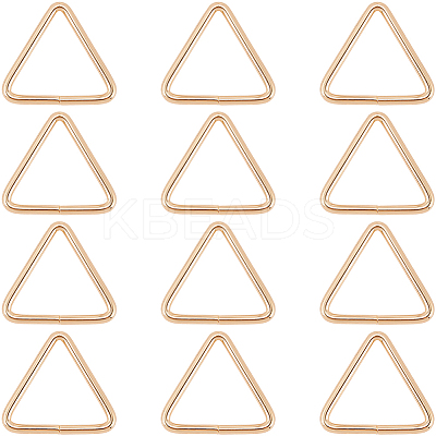 12Pcs Triangle Iron Linking Rings IFIN-CP0002-96LG-1