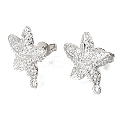 304 Stainless Steel Stud Earring Findings STAS-D391-03C-P-1