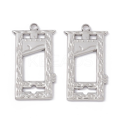Non-Tarnish 304 Stainless Steel Pendants LS-STAS-B031-10P-1
