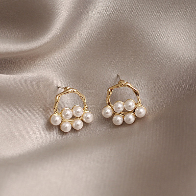 Alloy Stud Earrings FS-WGE0AD6-22-1