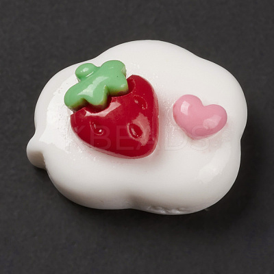 Opaque Resin Cabochons RESI-C032-01B-1