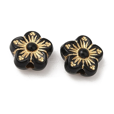 Plating Acrylic Beads X-OACR-C016-04B-1