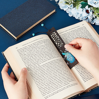 Rectangle Wood Bookmark OFST-WH0002-21-1