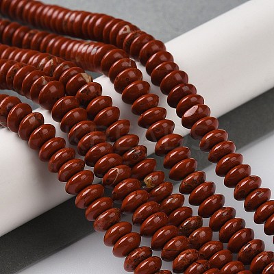 Natural Red Jasper Beads Strands G-Z030-A26-01-1