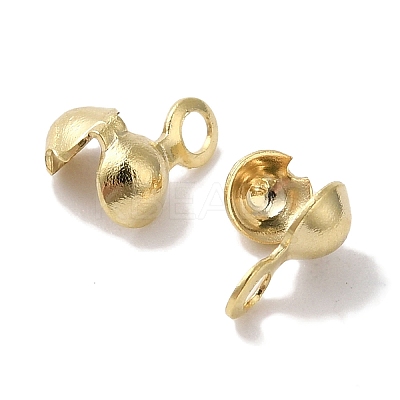 Brass Bead Tips KK-K383-06B-G-1