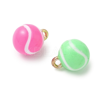 Alloy Enamel Pendants PALLOY-P314-03A-G-1
