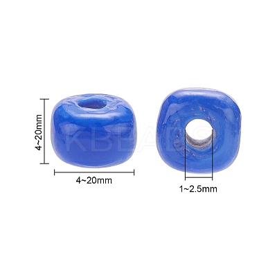 Handmade Lampwork Beads LAMP-YW0001-02-1