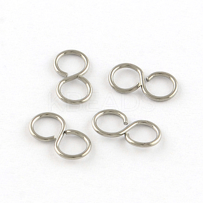 Tarnish Resistant 304 Stainless Steel Hook Clasps STAS-R083-12-1