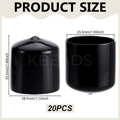 20Pcs PVC Protective Sleeve for Screw FIND-GA0007-98C-1