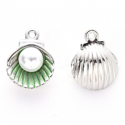 Alloy Enamel Charms ENAM-R059-03C-P-RS-1