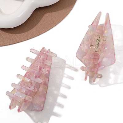 Cellulose Acetate Claw Hair Clips PW-WG1F4CD-03-1