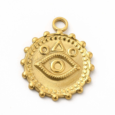 304 Stainless Steel Pendants STAS-M305-15G-1