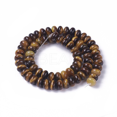 Natural Tiger Eye Beads Strands G-E541-06-1