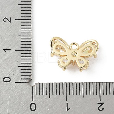 Brass Micro Pave Cubic Zirconia Pendants LS-KK-M326-18A-G-1