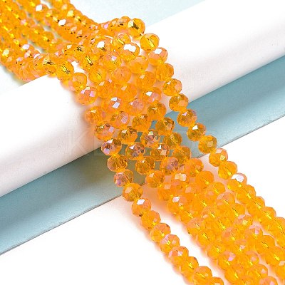 Electroplate Glass Beads Strands EGLA-A034-T2mm-L11-1