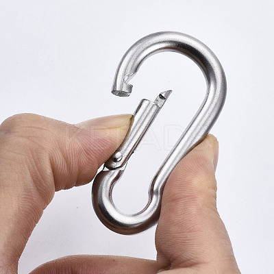 Tarnish Resistant 304 Stainless Steel Rock Climbing Carabiners STAS-N087-24B-01-1
