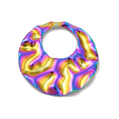 Ion Plating(IP) 304 Stainless Steel Pendants STAS-B032-16MC-1