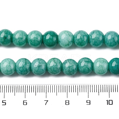 Ombre Effect Dyed Glass Beads Strands X-GLAA-T031-01O-09-1