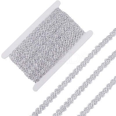 15 Yards Polyester Floral Lace Trim OCOR-GF0002-82-1