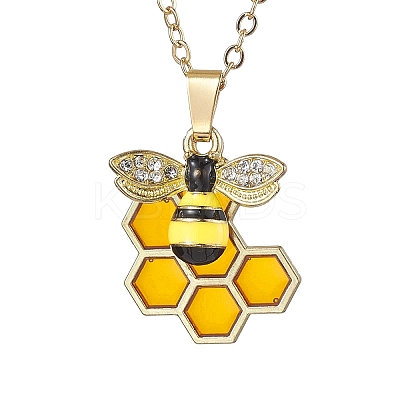 Alloy Pendant Necklaces NJEW-TA00157-1