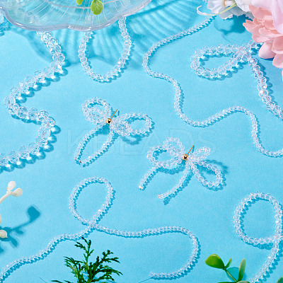 6 Strands 6 Styles Glass Beads Strands EGLA-TA0013-21A-1