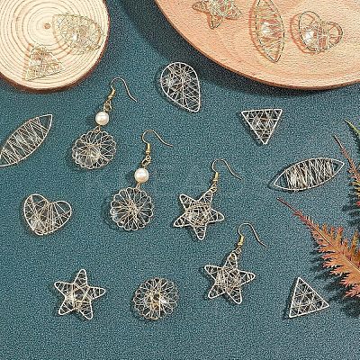 Eco-Friendly Iron Pendants IFIN-FH0001-41-1